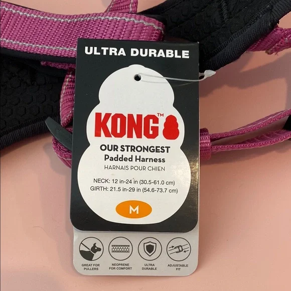 KONG Pink Dog Harness Medium - Picture 9 of 13